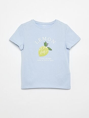 T-shirt de mangas curtas com animação