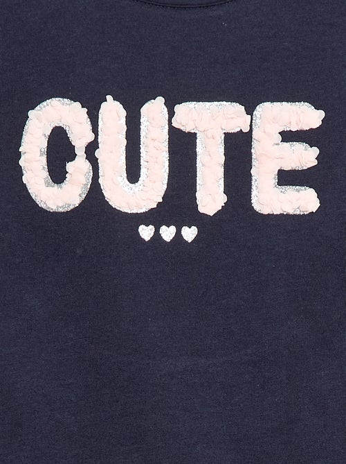 T-shirt de mangas curtas com animação - Kiabi