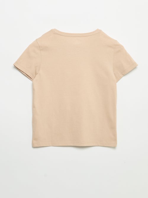T-shirt de mangas curtas com animação - Kiabi