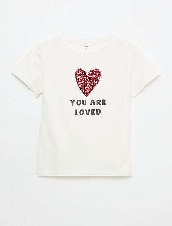 T-shirt de mangas curtas com animação