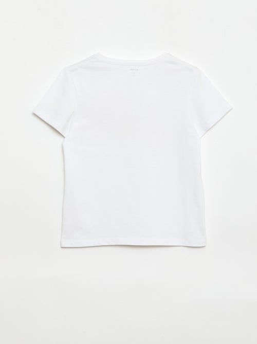 T-shirt de mangas curtas com animação - Kiabi