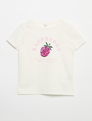 T-shirt de mangas curtas com animação