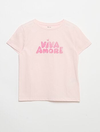 T-shirt de mangas curtas com animação
