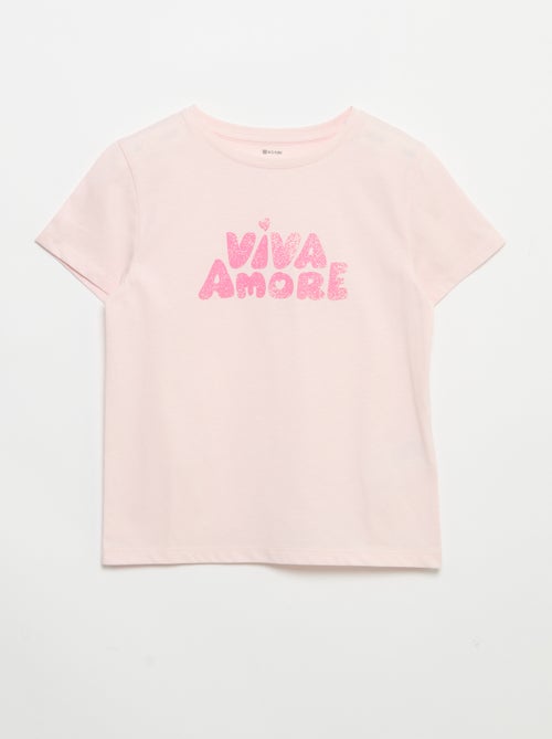 T-shirt de mangas curtas com animação - Kiabi