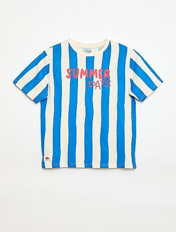 T-shirt de mangas curtas com estampado