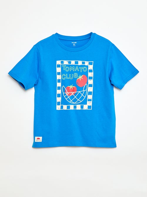 T-shirt de mangas curtas com estampado - Kiabi