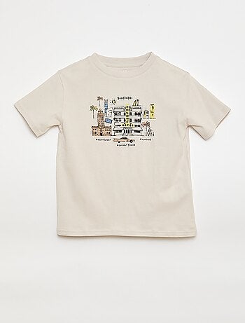 T-shirt de manga curta com estampado