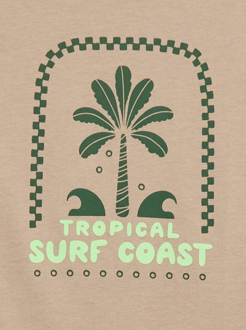 T-shirt de mangas curtas estampado - Kiabi