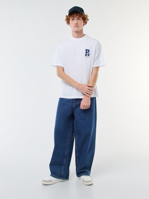 T-shirt de mangas curtas estampado frente e verso 'Pikachu' 'Pokémon' - Kiabi