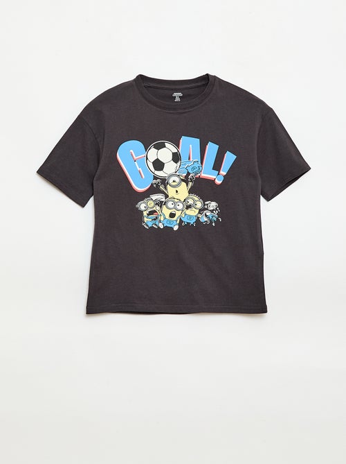 T-shirt de mangas curtas estampado 'Minions' - Kiabi