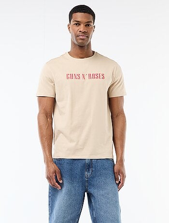 T-shirt de mangas curtas 'Guns N' Roses'