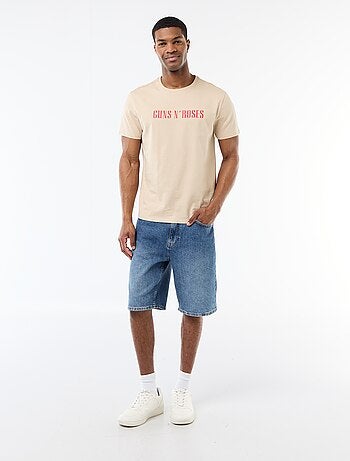 T-shirt de mangas curtas 'Guns N' Roses'