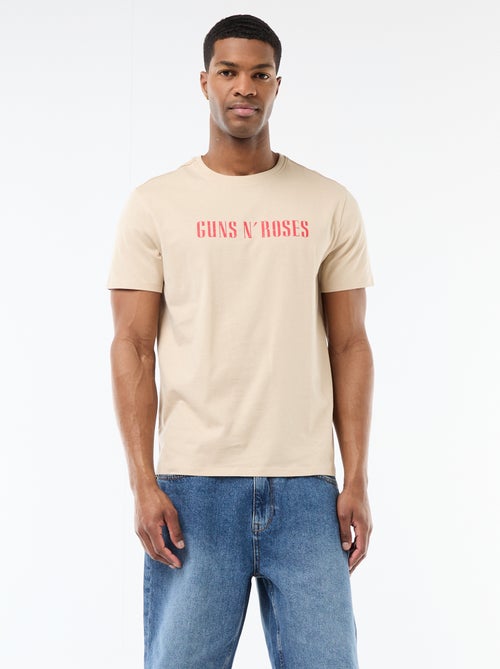 T-shirt de mangas curtas 'Guns N' Roses' - Kiabi T-shirt de mangas curtas 'Guns N' Roses' - Kiabi
