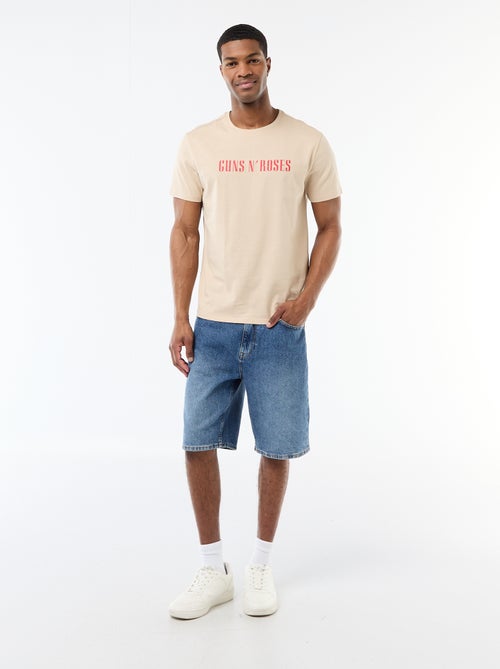 T-shirt de mangas curtas 'Guns N' Roses' - Kiabi T-shirt de mangas curtas 'Guns N' Roses' - Kiabi