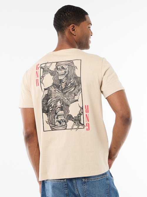 T-shirt de mangas curtas 'Guns N' Roses' - Kiabi T-shirt de mangas curtas 'Guns N' Roses' - Kiabi