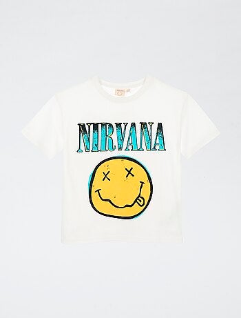 T-shirt de mangas curtas 'Nirvana'