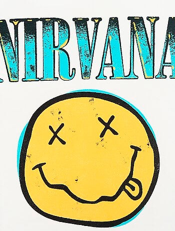 T-shirt de mangas curtas 'Nirvana'