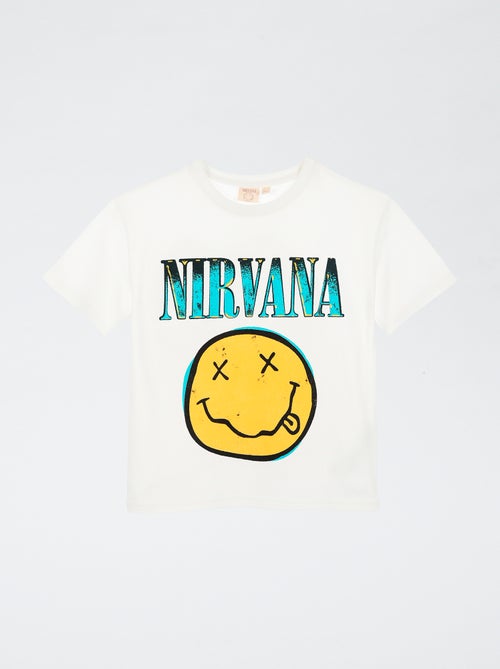 T-shirt de mangas curtas 'Nirvana' - Kiabi