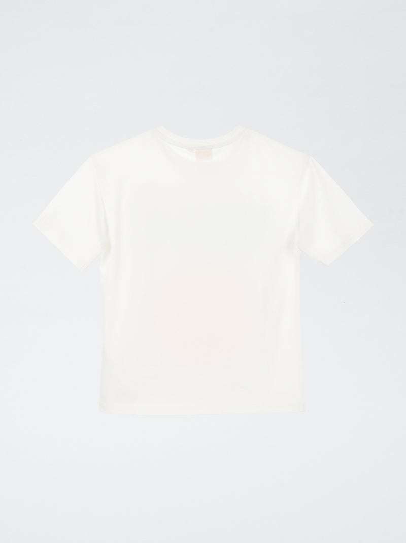 T-shirt de mangas curtas 'Nirvana' Branco - Kiabi