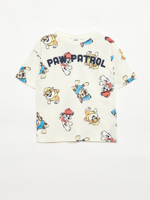 T-shirt de mangas curtas 'Patrulha Pata' - Kiabi