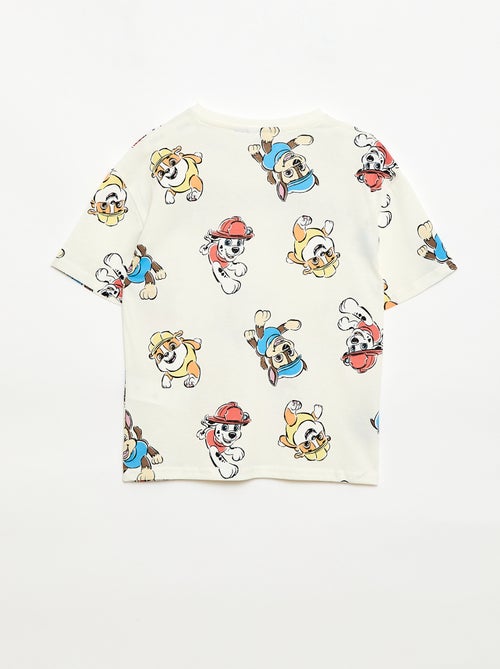 T-shirt de mangas curtas 'Patrulha Pata' - Kiabi