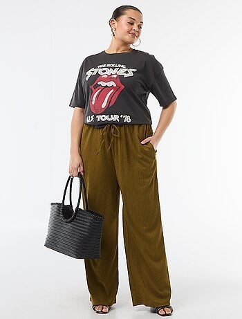 T-shirt de mangas curtas 'Rolling Stones'