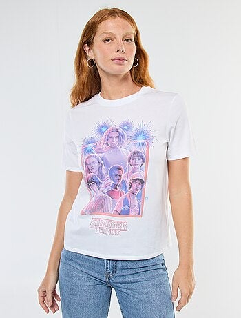 T-shirt de manga curta 'Stranger Things'