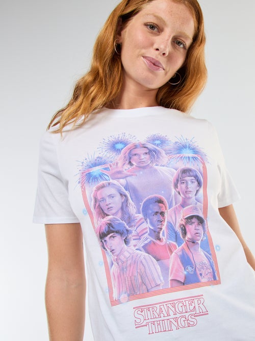 T-shirt de mangas curtas 'Stranger Things' - Kiabi