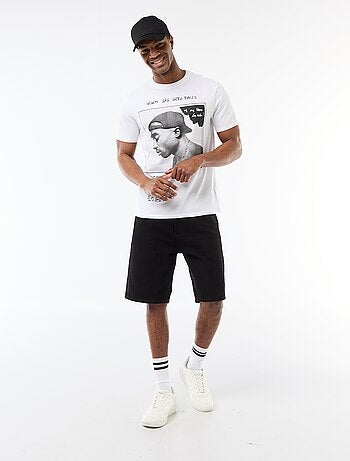 T-shirt de mangas curtas 'Tupac'