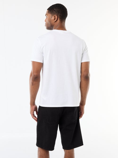 T-shirt de mangas curtas 'Tupac' - Kiabi