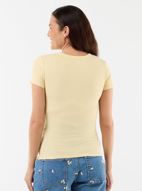 T-shirt de maternidade canelado - Kiabi