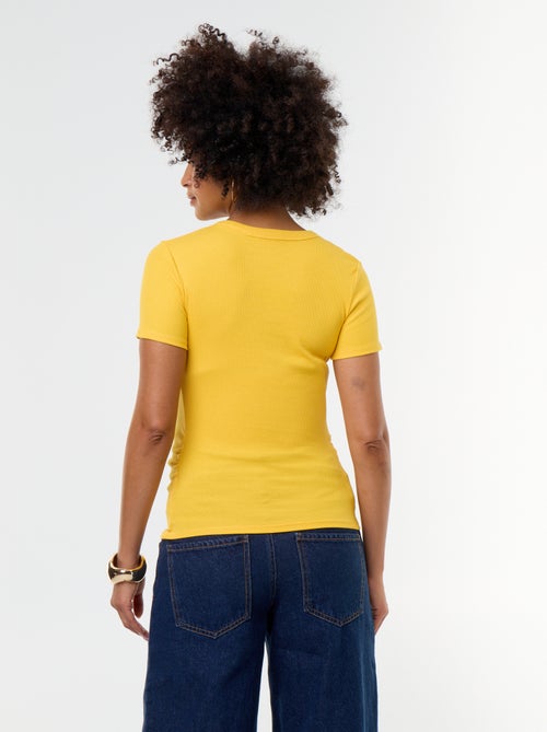 T-shirt de maternidade canelado - Kiabi T-shirt de maternidade canelado - Kiabi