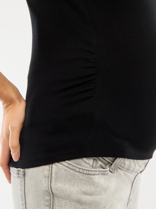 T-shirt de maternidade canelado - Kiabi