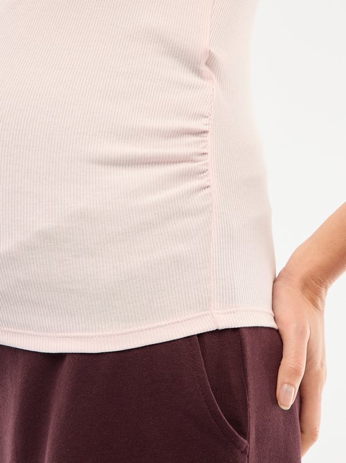 T-shirt de maternidade canelado - Kiabi