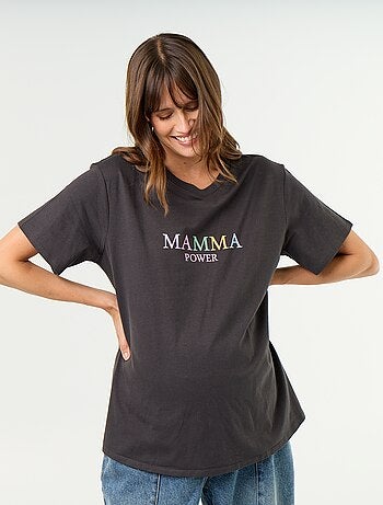 T-shirt de maternidade estampada