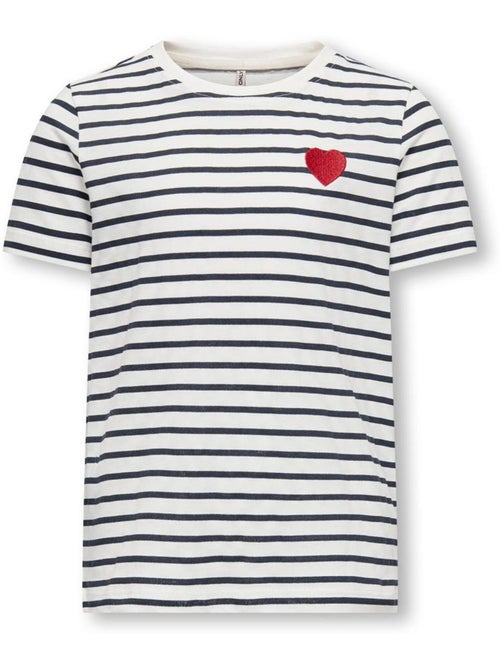 T-shirt de Menina às Riscas Kids ONLY - Kiabi T-shirt de Menina às Riscas Kids ONLY - Kiabi
