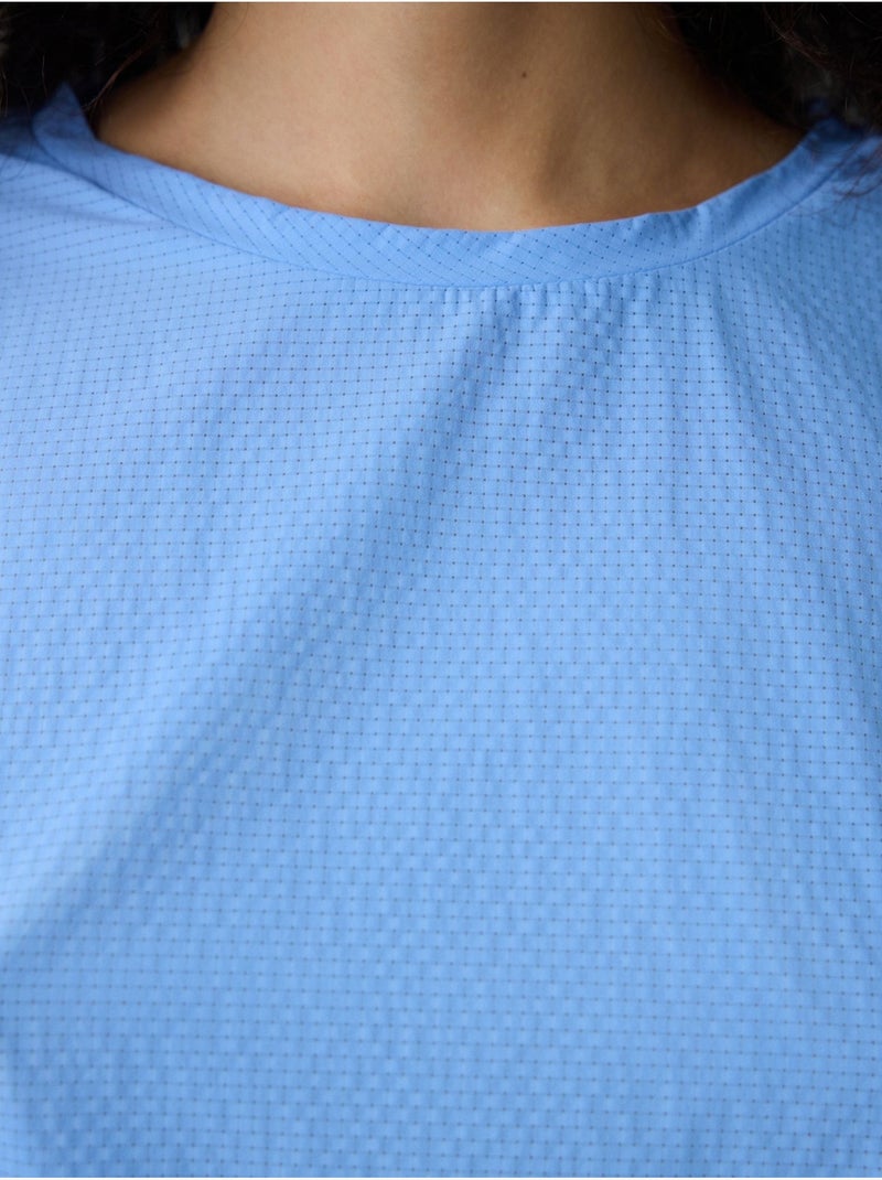 T-shirt de mulher com detalhe nas costas penti Azul-céu - Kiabi
