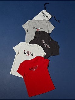 T-shirt de Natal + bolsa de conceção ecológica - Kiabi