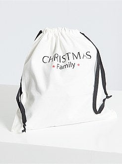 T-shirt de Natal + bolsa de conceção ecológica - Kiabi