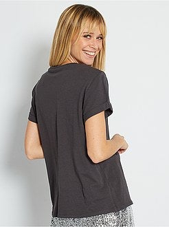 T-shirt de Natal + bolsa de conceção ecológica - Kiabi