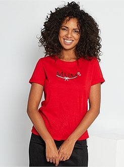 T-shirt de Natal + bolsa de conceção ecológica - Kiabi