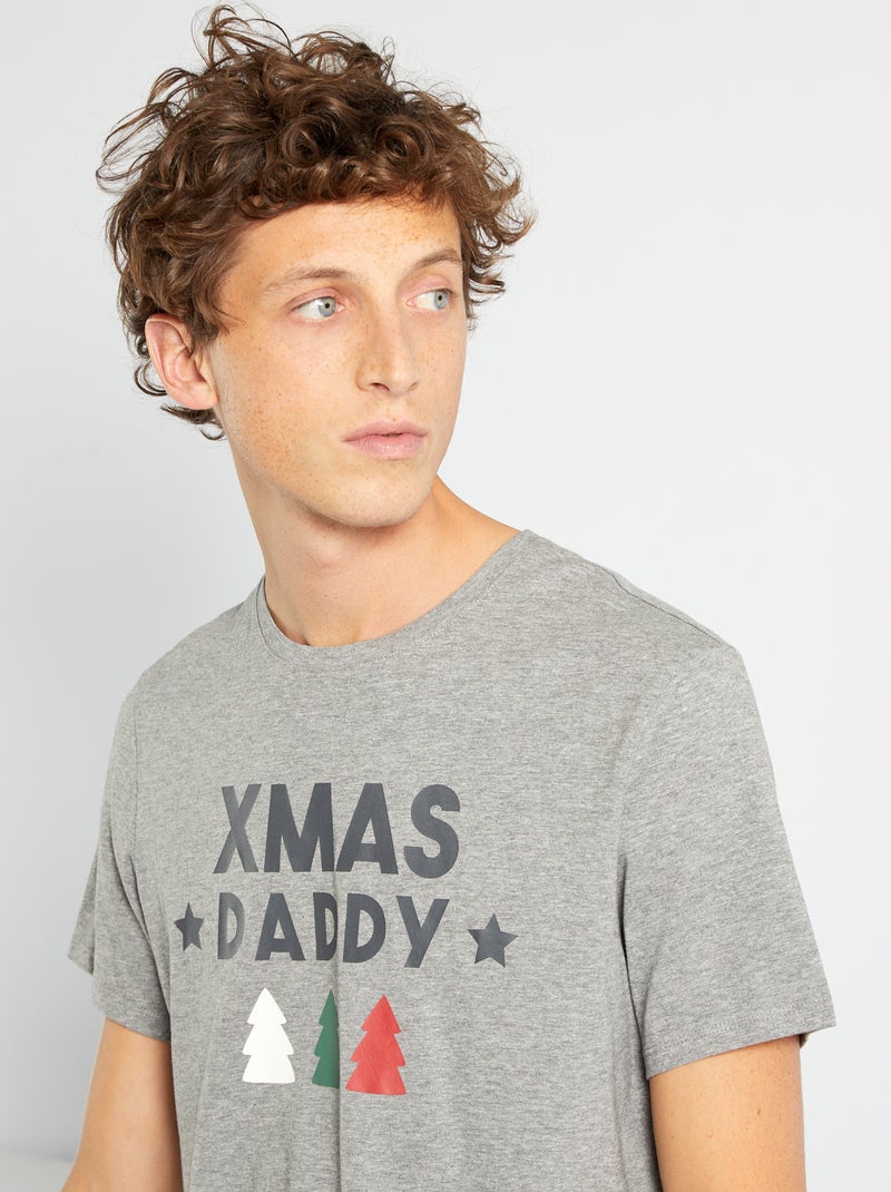 T-shirt de Natal CINZA - Kiabi