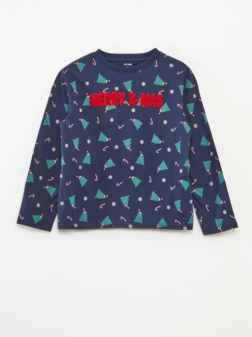 T-shirt de Natal de mangas compridas - Kiabi