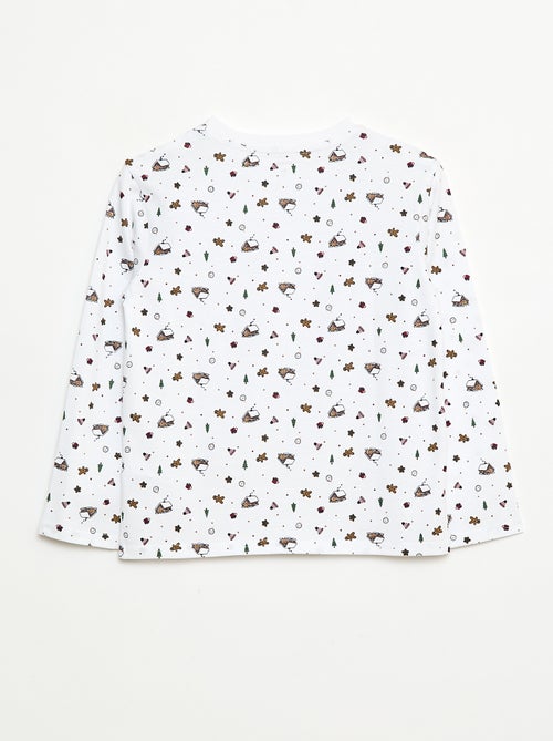 T-shirt de Natal de mangas compridas - Kiabi