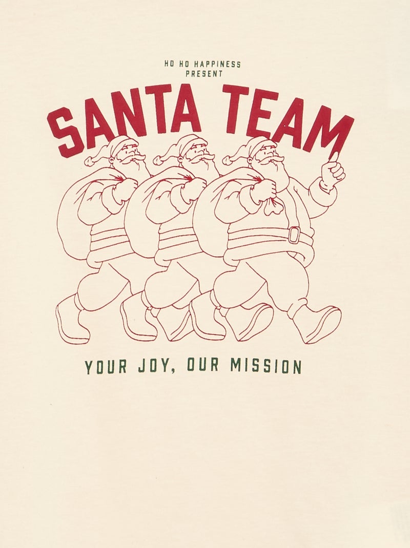 T-shirt de Natal de mangas compridas Cru - Kiabi