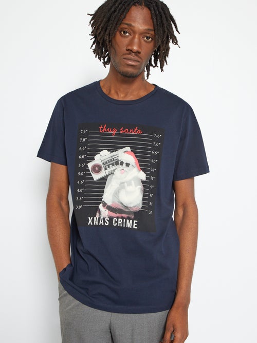 T-shirt de Natal em jersey - Kiabi