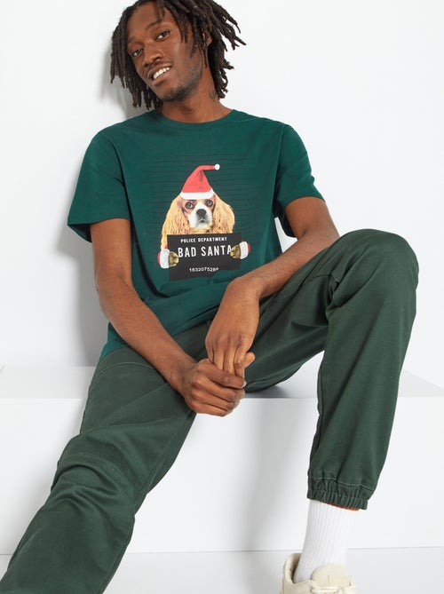 T-shirt de Natal em jersey - Kiabi