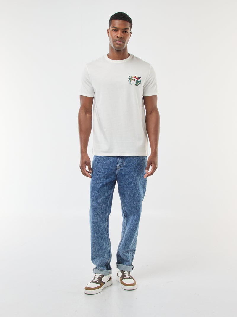 T-shirt de Natal Fantasia Branco - Kiabi