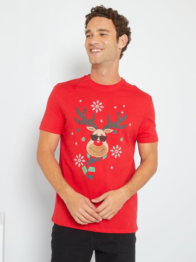 T-shirt de Natal ROXO - Kiabi