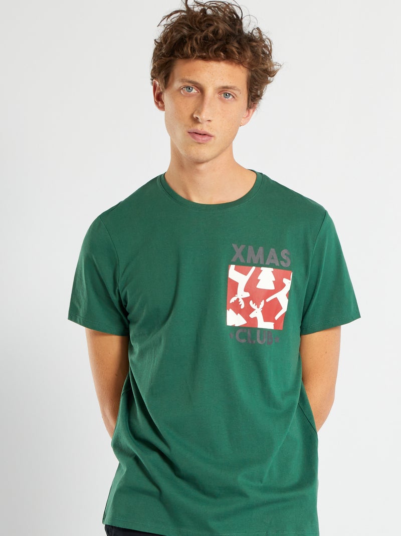 T-shirt de Natal VERDE - Kiabi